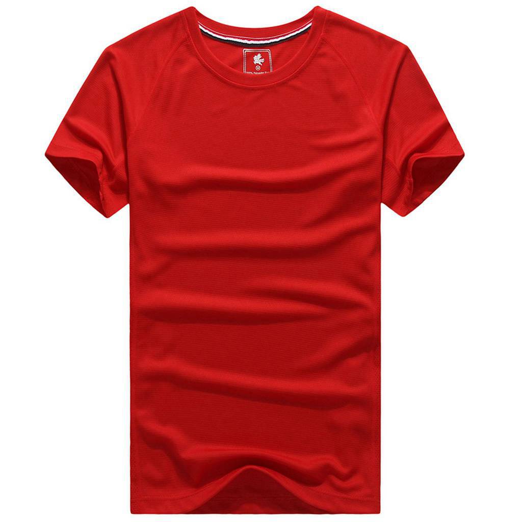 修身運動短袖 舒適透氣跑步訓(xùn)練速干T恤3D平鋪效果展示