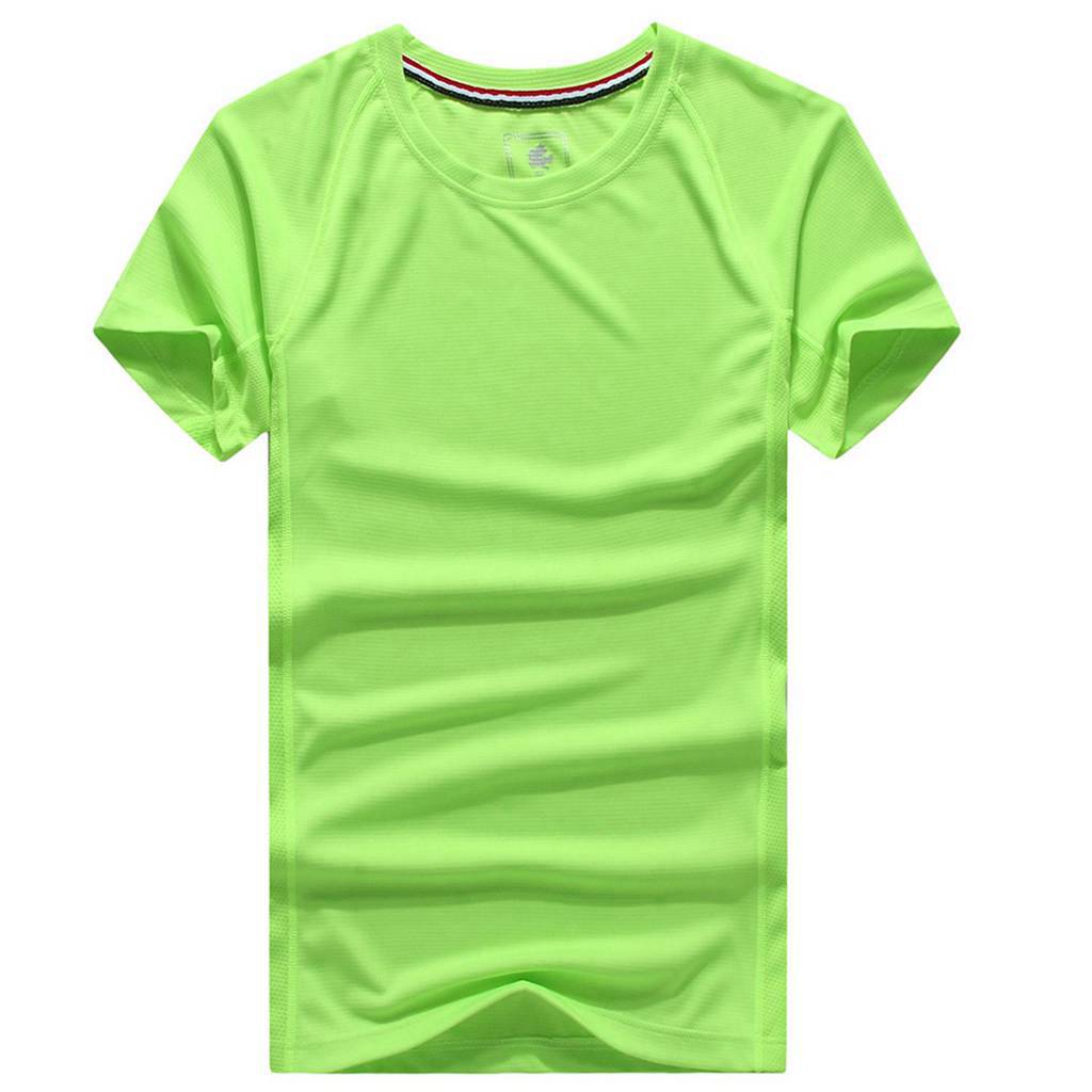 修身運動短袖 舒適透氣跑步訓(xùn)練速干T恤3D平鋪效果展示