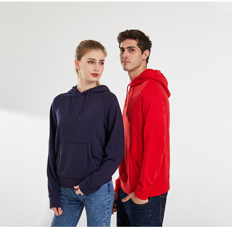 衛(wèi)衣定制  時尚衛(wèi)衣男女士春季 紅色舒適衛(wèi)衣