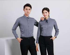 襯衫定制 時(shí)尚襯衫男女士春季 深灰色