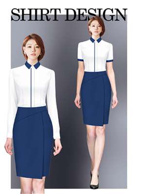 襯衫定制 時(shí)尚長(zhǎng)袖襯衫女士春秋季 白