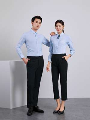 商務(wù)襯衫定制 時(shí)尚襯衫男女士春秋季